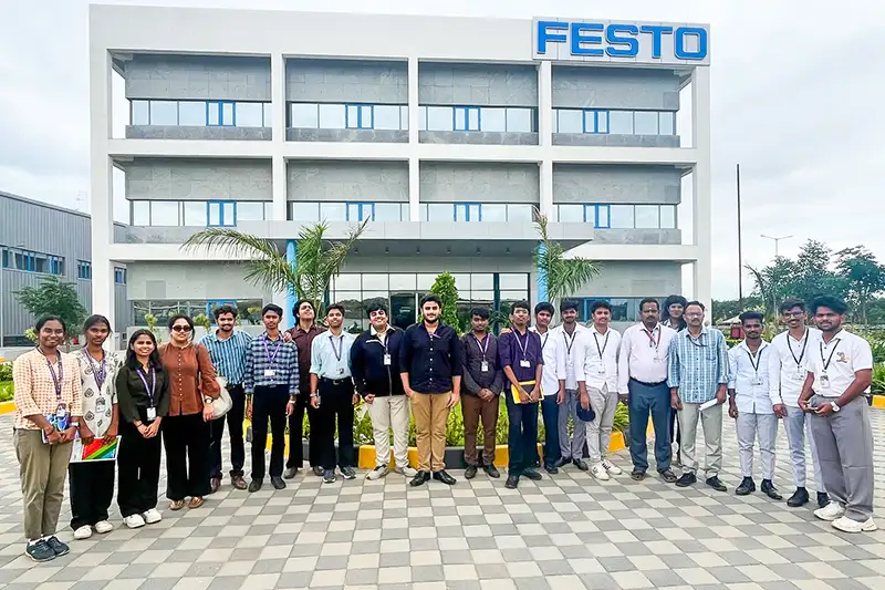 Alliance University Students Gain Practical Industry Exposure at Festo Manufacturing Plant